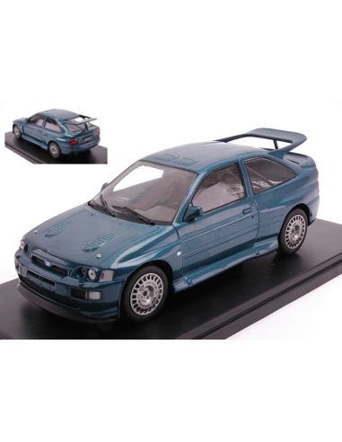 WHITEBOX WB124130 FORD ESCORT RS COSWORTH MET.GREEN 1:24 Modellino