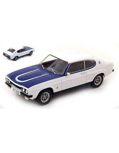 MODELCARGROUP MCG18294 FORD CAPRI MKI RS2600 WHITE/BLUE 1:18 Modellino
