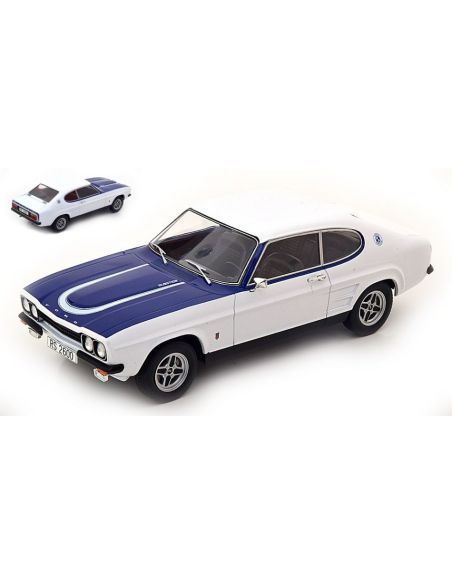 MODELCARGROUP MCG18294 FORD CAPRI MKI RS2600 WHITE/BLUE 1:18 Modellino