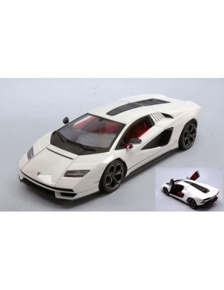 BBURAGO BU21102 LAMBORGHINI COUNTACH LP1 800-4 WHITE 1:24 Modellino