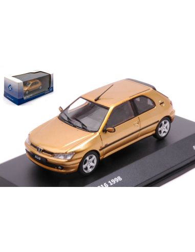 SOLIDO SL4311402 PEUGEOT 306 S16 1994 GOLD METALLIC 1:43 Modellino