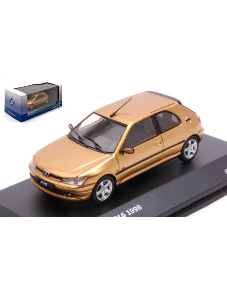 SOLIDO SL4311402 PEUGEOT 306 S16 1994 GOLD METALLIC 1:43 Modellino