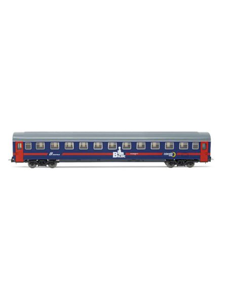 LIMA HL4051 FS CARROZZA PASSEGGERI 2a CLASSE INTERCITY NOTTE SCALA H0 1:87 Modellino