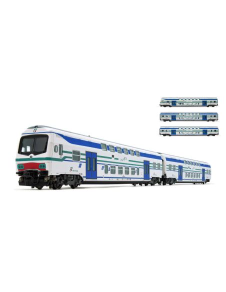 LIMA HL5058 FS TRENITALIA 3-UNIT VIVALTO SCALA H0 1:87 Modellino