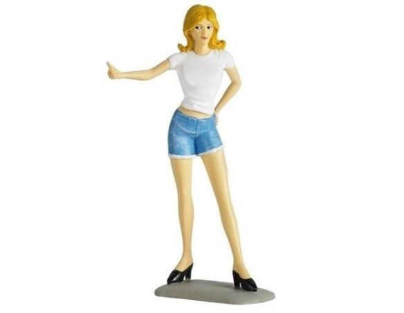 Motorhead Miniatures 157 FASTWOMEN MISSY WHITE/BLOND 1/18 Modellino