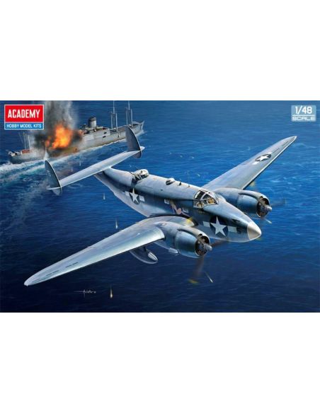 ACADEMY ACD12347 USN PV-1 SOLOMON ISLANDS THEATRE KIT 1:48 Modellino