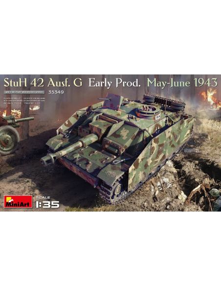 MINIART MIN35349 STUH 42 AUSF.G EARLY PROD.MAY-JUNE 1943 KIT 1:35 Modellino