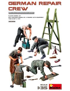 MINIART MIN35358 GERMAN REPAIR CREW KIT 1:35 Modellino