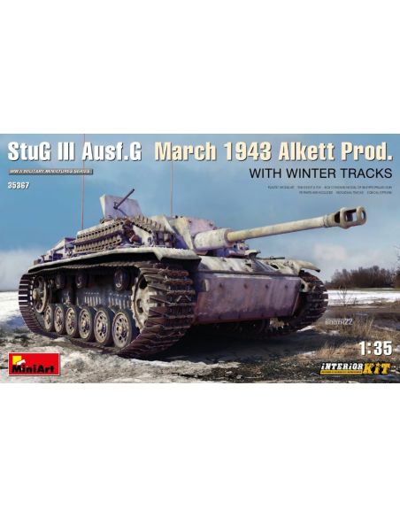 MINIART MIN35367 STUG III AUSF.G MARCH 1943 KIT 1:35 Modellino