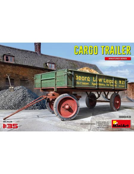 MINIART MIN38043 CARGO TRAILER KIT 1:35 Modellino