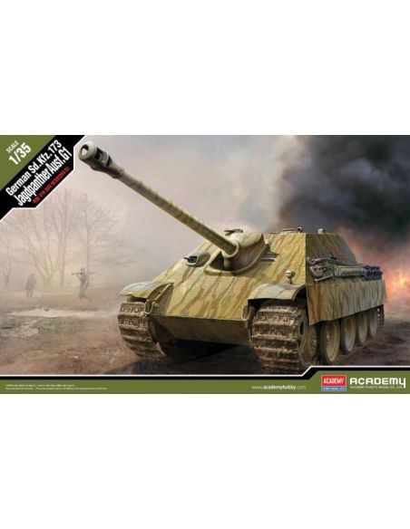 ACADEMY ACD13539 GERMAN SD.KFZ.173 JAGDPANTHER AUSF.G1 KIT 1:35 Modellino