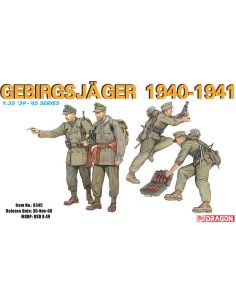 DRAGON D6345 GERMAN GEBIRSJAGER KIT 1:35 Modellino