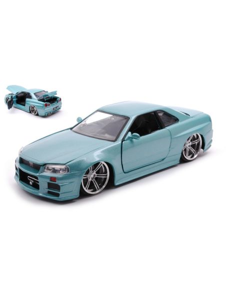 JADA TOYS JADA03066 BRIAN'S NISSAN SKYLINE GT-R FAST AND FURIOUS 1:24 Modellino