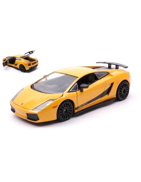 JADA TOYS JADA03067 LAMBORGHINI GALLARDO SUPERLEGGERA YELLOW 1:24 Modellino