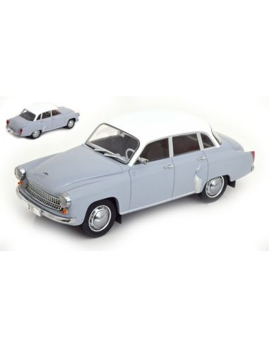 MODELCARGROUP MCG18301 WARTBURG 311 GREY/WHITE 1:18 Modellino