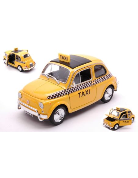 WELLY WE22515T FIAT 500 L TAXI NEW YORK CITY 1:24 Modellino