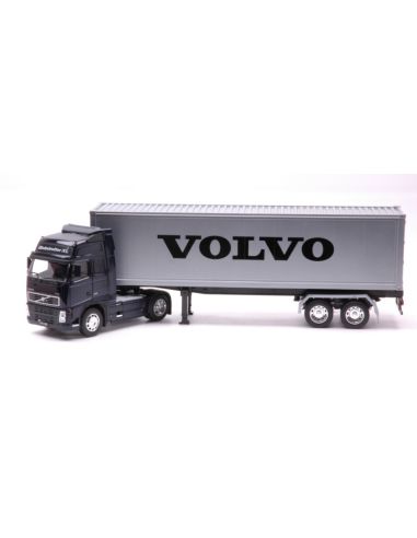 WELLY WE32631 VOLVO FH12 WITH BOX WAGON-TRAILER 1:32 Modellino