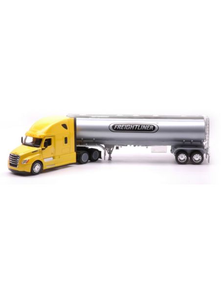 WELLY WE32697W FREIGHTLINER CASCADIA YELLOW OIL TANKER 1:32 Modellino