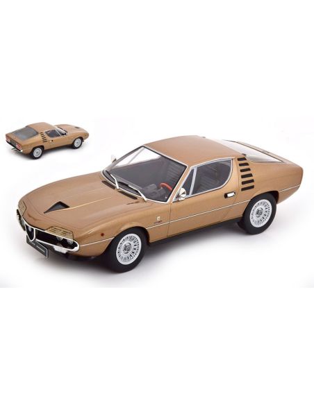 KK SCALE KKDC180386 ALFA ROMEO MONTREAL 1970 GOLDMETALLIC 1:18 Modellino