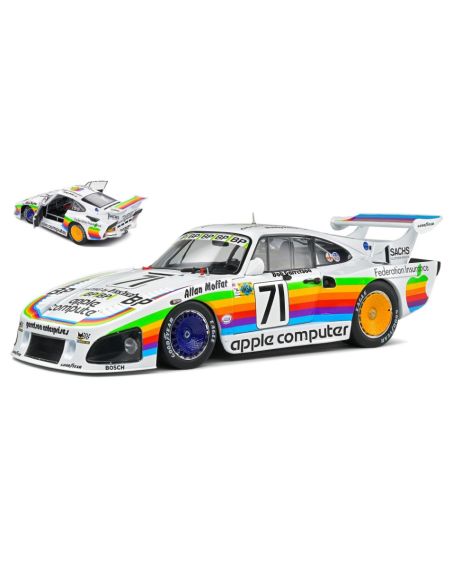 SOLIDO SL1807203 PORSCHE 935 K3 N.71 24H LE MANS 1980 RAHAL/GARRETSON/MOFFAT 1:18 Modellino