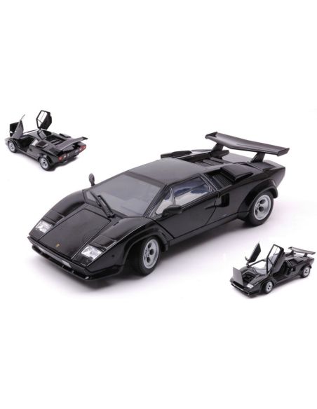 WELLY WE24112BK LAMBORGHINI COUNTACH BLACK 1:24 Modellino