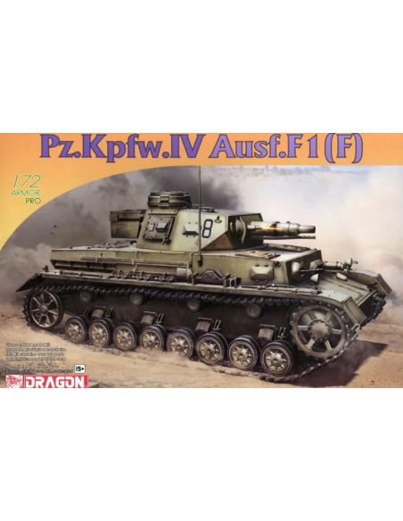 DRAGON D7609 PZ.KPFW.IV AUSF.F1 (F)  KIT 1:72 Modellino