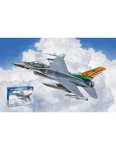 ITALERI IT2825 F-16C FIGHTING FALCON KIT 1:48 Modellino