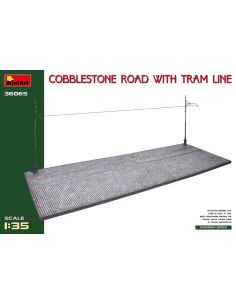 MINIART MIN36065 COBBLESTONE ROAD W/TRAM LINE  KIT 1:35...