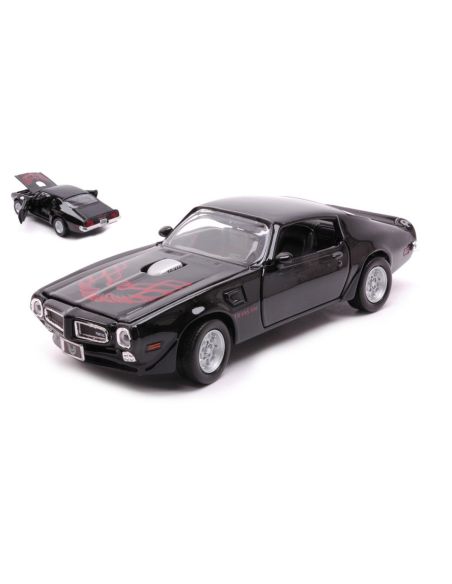 MOTORMAX MTM73243BK PONTIAC FIREBIRD 1973 BLACK 1:24 Modellino