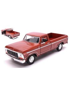 MOTORMAX MTM79346BN FORD F-150 PICK-UP CUSTOM 1979 BROWN...