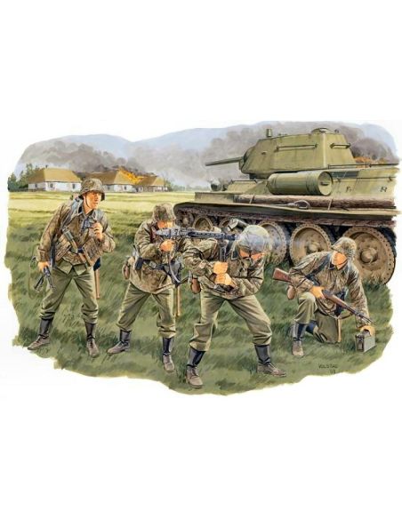 DRAGON D6159 PANZERGRENADIERS KURSK KIT 1:35 Modellino