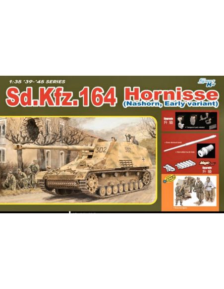 DRAGON D6414 SD.KFZ.164 HORNISSE KIT 1:35 Modellino