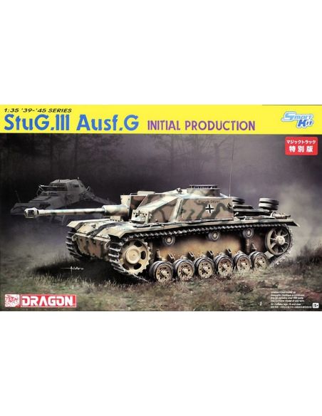 DRAGON D6755 STUG.III AUSF.G INITIAL PRODUCTION KIT 1:35 Modellino