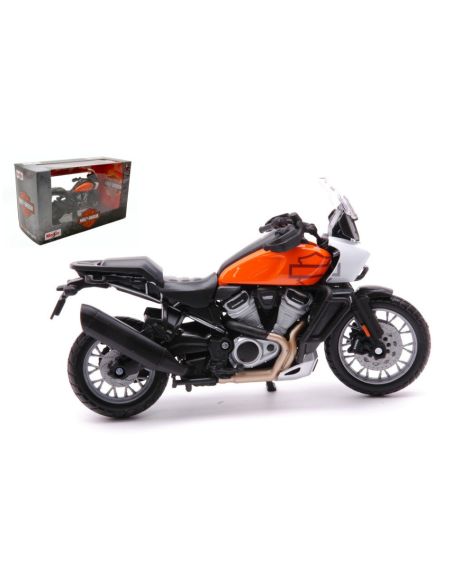 MAISTO MI21907 HARLEY DAVIDSON PAN AMERICA 1250 2021 ORANGE 1:18 Modellino