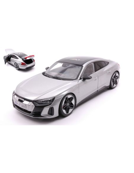 BBURAGO BU11050Z AUDI RS e-TRON GT 2022 SILVER 1:18 Modellino