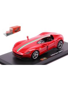 BBURAGO BU36912R FERRARI MONZA SP1 CONVERTIBLE RED/WHITE...
