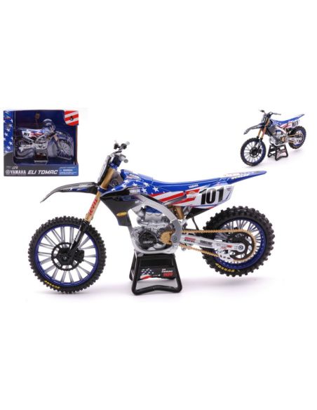 NEW RAY NY58423 YAMAHA YZ 450 F N.101 ELI TOMAC 1:12 Modellino