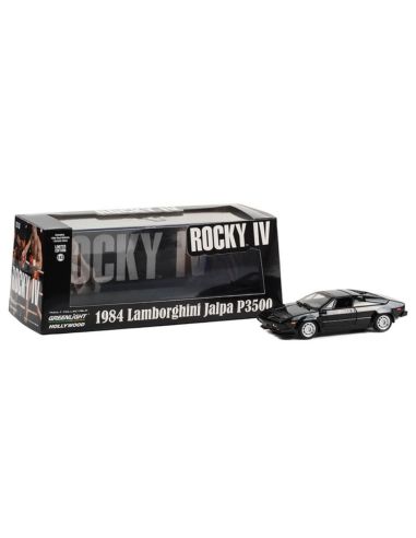 GREENLIGHT GREEN86638 LAMBORGHINI JALPA P3500 1984 ROCKY IV 1985 BLACK 1:43 Modellino