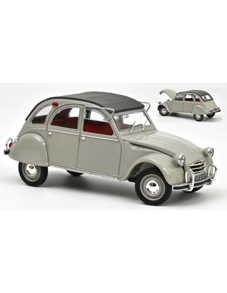 NOREV NV181430 CITROEN 2CV AZAM 1966 ROSE' GREY 1:18 Modellino