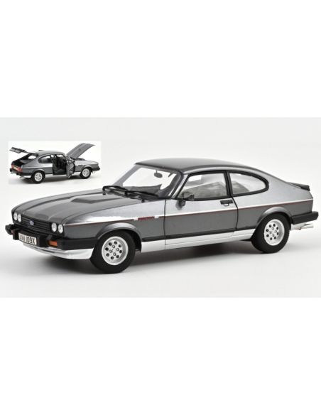 NOREV NV182725 FORD CAPRI MK.III 2.8 INJECTION GREY METALLIC 1:18 Modellino