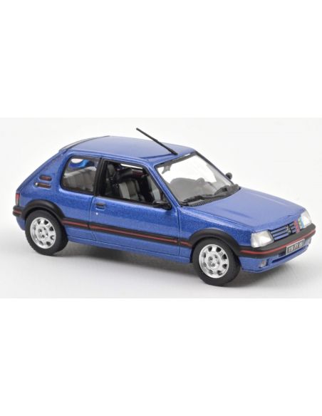 NOREV NV471737 PEUGEOT 205 GTi 1.9 1992 MIAMI BLUE 1:43 Modellino