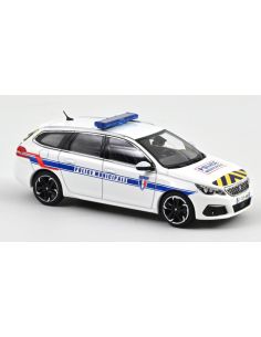 NOREV NV473944 PEUGEOT 308 SW 2018 POLICE MUNICIPALE BLUE...