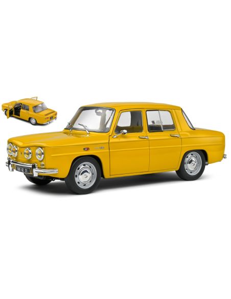 SOLIDO SL1803609 RENAULT 8 S 1968 YELLOW 1:18 Modellino