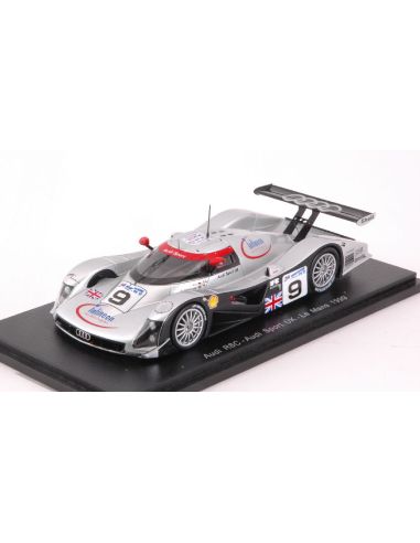 SPARK MODEL S1807 AUDI R8C N.9 DNF LM 1999 S.JOHANSSON-S.ORTELLI-C.ABT 1:43 Modellino
