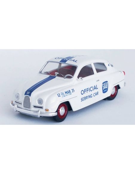 TROFEU TFRRUS07 SAAB 96 OFFICIAL CAR 12H SEBRING 1961 1:43 Modellino
