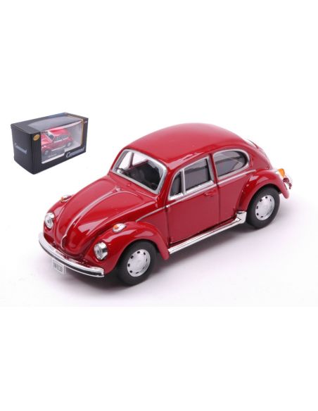 CARARAMA CA410500 VW BEETLE RED BURGUNDY 1:43 Modellino