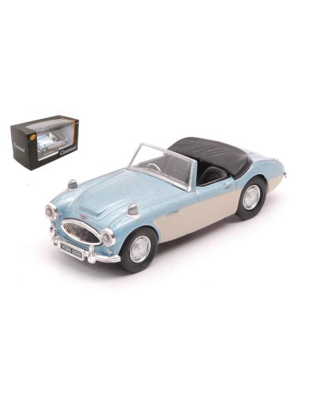 CARARAMA CA416240 AUSTIN HEALEY CONVERTIBLE LIGHT BLUE 1:43 Modellino