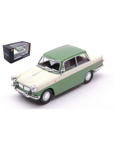 CARARAMA CA416860 TRIUMPH HERALD 1200 LIGHT GREEN/DARK GREEN 1:43 Modellino
