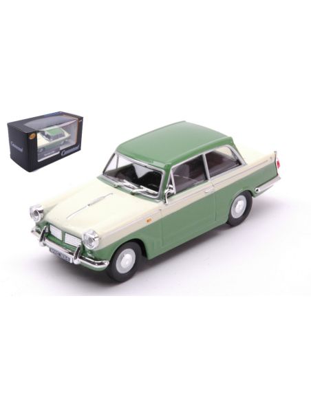 CARARAMA CA416860 TRIUMPH HERALD 1200 LIGHT GREEN/DARK GREEN 1:43 Modellino