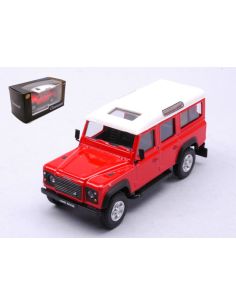 CARARAMA CA453260 LAND ROVER DEFENDER RED W/WHITE ROOF...